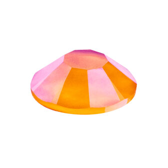 MC Chaton Rose MAXIMA - Crystal Neon Orange NHF 00030 (SS10 - SS20) Glow in the Dark - UV