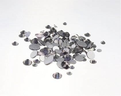 Superior Glamour non-hotfix steentjes - Black Diamond (SS5 - SS20)