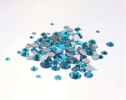 Superior Glamour non-hotfix steentjes - Blue Zircon (SS30)