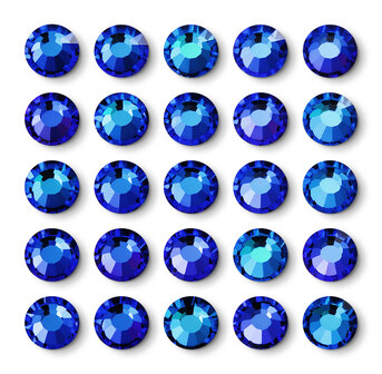Preciosa Chaton Rose MAXIMA - Crystal Bermuda Blue 296 BBL DF 00030 (SS48) per 96 stuks