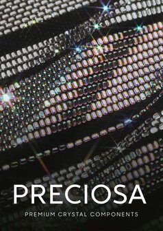 Preciosa Octagon MAXIMA - Crystal AB DF 00030 (6x4 mm) - per 720 stuks (5 gross)