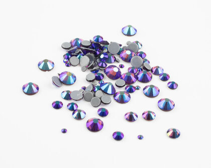 Superior Glamour hotfix steentjes - Amethyst AB (Dark) (SS30)