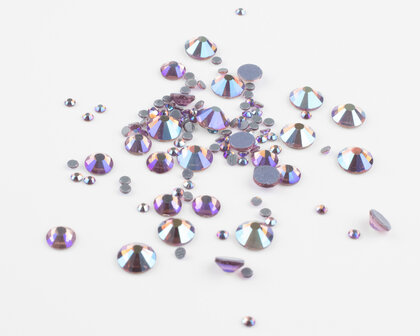Superior Glamour hotfix steentjes - Light Amethyst AB (SS6 - SS20)