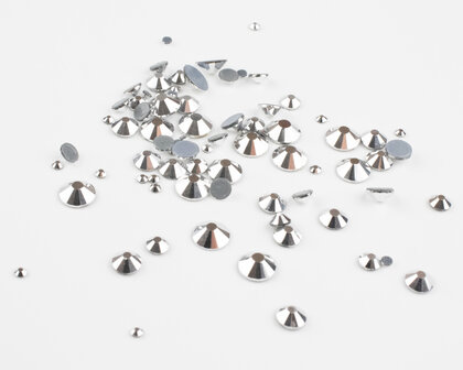 Superior Glamour hotfix steentjes - Silver (SS30)