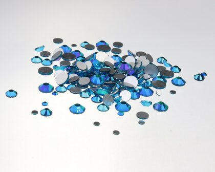 Superior Glamour non-hotfix steentjes - Blue Zircon AB (SS30)