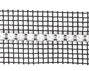 Metal Banding - Crystal - 1 rij - per 10 meter  