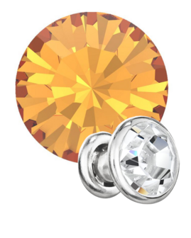 Preciosa Rivets silver - Sun 90310