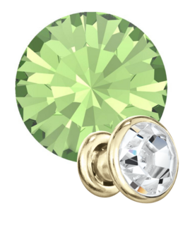 Preciosa Rivets gold - Peridot 50520