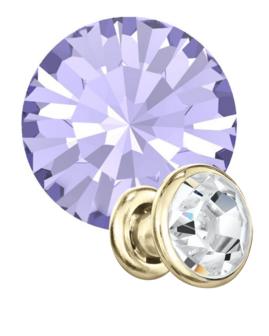 Preciosa Rivets gold - Tanzanite 20410