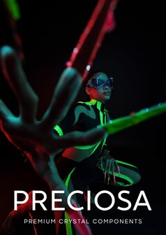 Preciosa Chaton Rose MAXIMA - Crystal Neon Violet HF 00030 425 Ne.Pi (SS30) - per 288 stuks (2 gross)