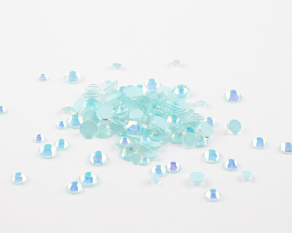 Superior Glamour non-hotfix steentjes - Aquamarine Twinkle (SS30) per 288 stuks (2 gross)