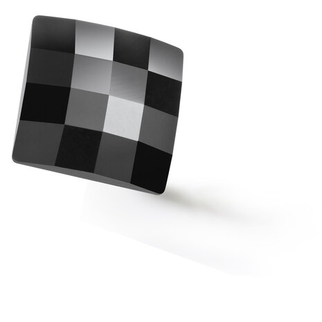 Preciosa Chessboard Square MAXIMA - Jet HF 23980 (10 x 10 mm) per 144 stuks