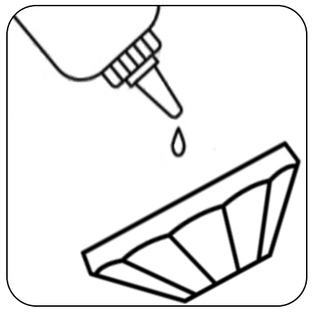 Preciosa Baguette MAXIMA - Crystal AB DF 00030 (4 x 2 mm) - per 1440 stuks (10 gross)