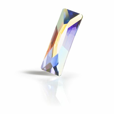 Preciosa Slim Baguette MAXIMA - Crystal AB DF 00030 (12 x 4 mm) per 144 stuks