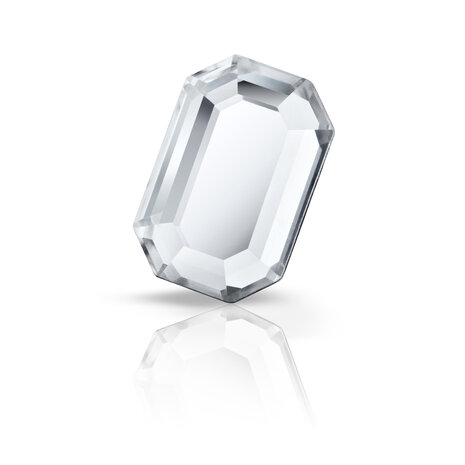 Preciosa Octagon MAXIMA - Crystal DF 00030 (6x4 mm) - per 720 stuks (5 gross)