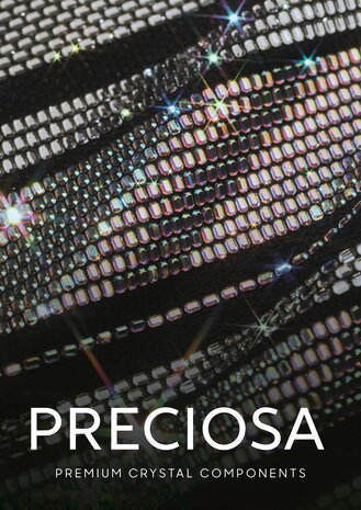 Preciosa Octagon MAXIMA - Crystal DF 00030 (6x4 mm) - per 720 stuks (5 gross)