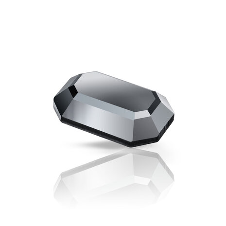 Preciosa Octagon MAXIMA - Jet Hematite DF 23980 (6x4 mm) - per 720 stuks (5 gross)