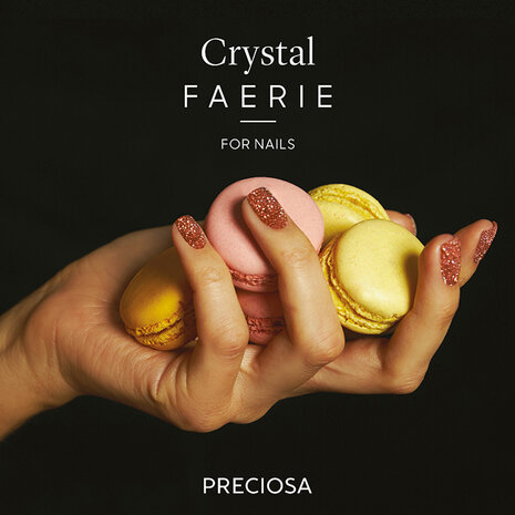 Preciosa Crystal Faerie - Rosé All Day - 5g op nagels
