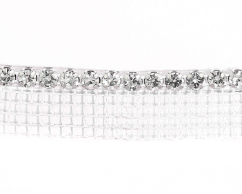 Metal Banding - Crystal - 1 rij - per 10 meter  