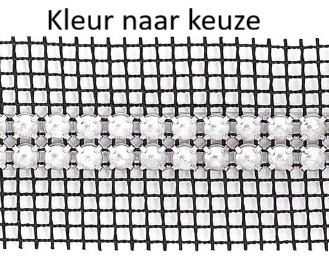 Metal Banding - Colours - 2 rijen - per 20 meter  