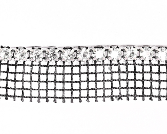 Metal Banding - Crystal AB - 1 rij - per 10 meter 