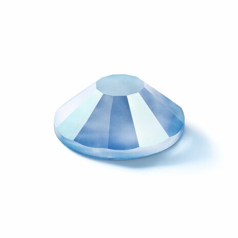 Preciosa Chaton Rose MAXIMA - Crystal Neon Blue HF 00030 435 Ne.Pi (SS30) - per 288 stuks (2 gross)