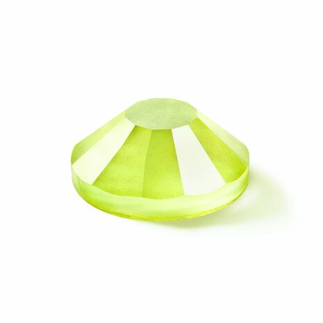 Preciosa Chaton Rose MAXIMA - Crystal Neon Yellow HF 00030 486 Ne.Pi (SS30) - per 288 stuks (2 gross)