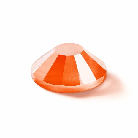 Preciosa Chaton Rose MAXIMA - Crystal Neon Orange DF 00030 (SS10 - SS20) Glow in the Dark - per 1440 stuks (10 gross)