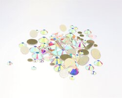 Superior Glamour non-hotfix steentjes - Crystal AB (SS30)