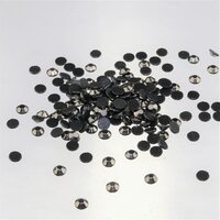 Budget hotfix steentjes - Hematite (SS6 - SS30) per grootverpakking