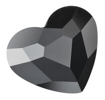 Preciosa Heart MAXIMA - Jet U 23980 (14 mm) - per 108 stuks