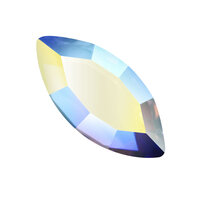 Preciosa Navette MAXIMA - Crystal AB DF 00030 (4 x 2 mm) - per 1440 stuks (10 gross)