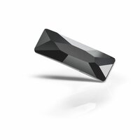 Preciosa Slim Baguette MAXIMA - Jet U 00030 (12 x 4 mm) - per 144 stuks (gross)