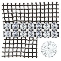 Preciosa Metal Banding met Chaton MAXIMA - Crystal - 2 rijen - per 10 meter (punt achterkant)