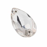 Preciosa Sew-on Pear 2H - Crystal S 00030 (12x7 mm) per 96 stuks