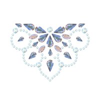 Lace Motif (68.5 x 50 x 1.5mm) - Preciosa Transfer - MAXIMA FB HF - Crystal AB (per 10 stuks)