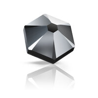 Preciosa Hexagon MAXIMA - Jet Hematite DF 23980 (5.5 mm) per 288 stuks