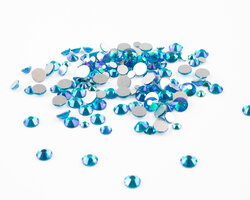 Superior Glamour non-hotfix steentjes - Peacock Blue AB (SS5 - SS20)