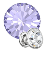 Preciosa Rivets silver - Tanzanite 20410