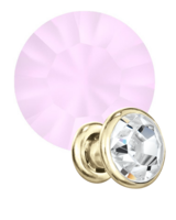 Preciosa Rivets gold - Rose Opal 71350