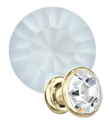 Preciosa Rivets gold - White Opal 01000
