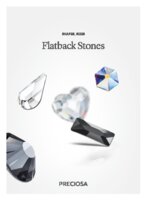 Preciosa stalenkaart Flatback Stones - per stuk