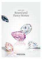 Preciosa stalenkaart Round and Fancy Stones - per stuk