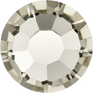 Preciosa Rivets silver - Black Diamond 40010 (SS29) per 288 stuks